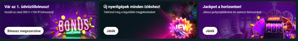 Royalsea casino bonus banner in magyar